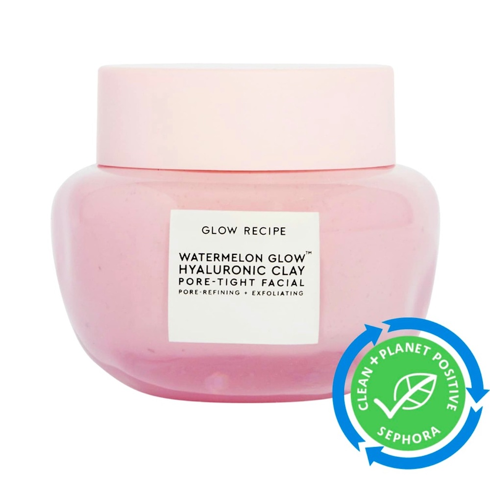 BNIB FULL SIZE WATERMELON GLOW HYALURONIC CLAY PORE TIGHT FACIAL MASK